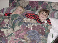 Boys in bed